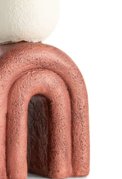 Lot kandelaar H15,5cm in de kleur Bruin - COCOmaison