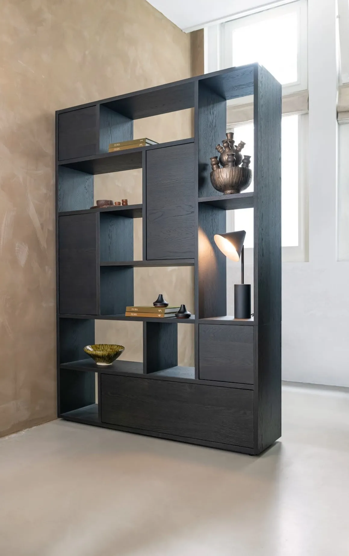 LUGANA roomdivider 150 cm - marmerlook