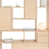LUGANA roomdivider 150 cm - naturel eiken
