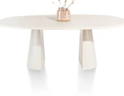 LUND eetkamertafel ovaal (210x120cm) cone poot - XOOON