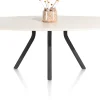 LUND eetkamertafel ovaal (240x120cm) centrale poot lang - XOOON