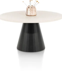 LUND eetkamertafel rond (140cm) cone poot - XOOON