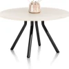 LUND eetkamertafel rond (140cm) centrale poot kort - XOOON
