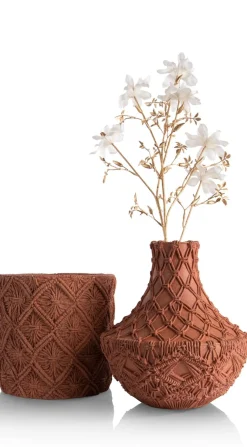 Maeve pot H26cm in de kleur Terra Cotta - COCOmaison