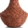 Maeve vaas H33cm in de kleur Terra Cotta - COCOmaison
