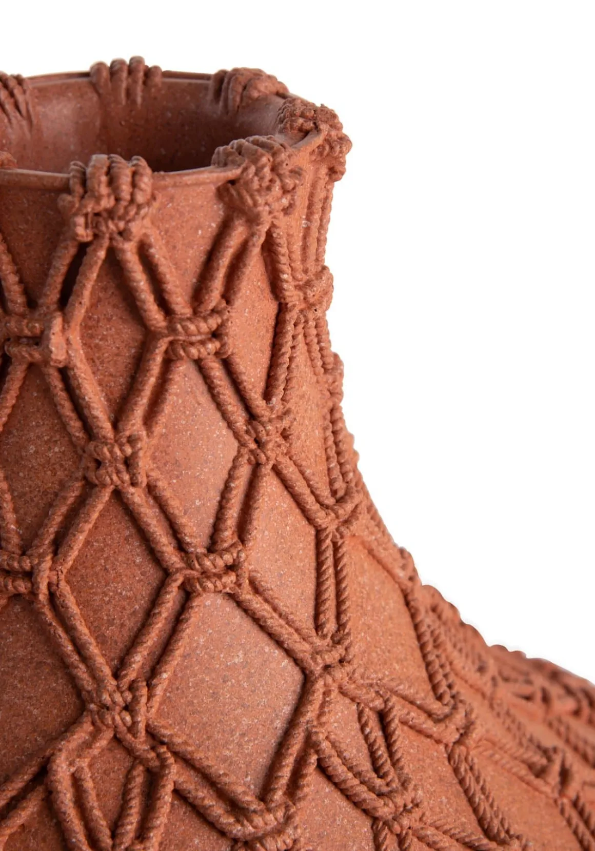 Maeve vaas H33cm in de kleur Terra Cotta - COCOmaison