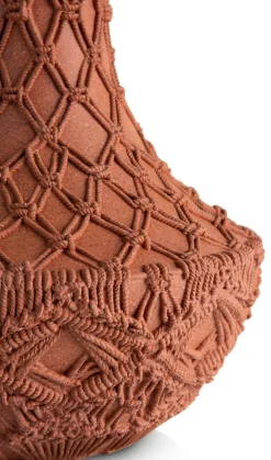 Maeve vaas H33cm in de kleur Terra Cotta - COCOmaison