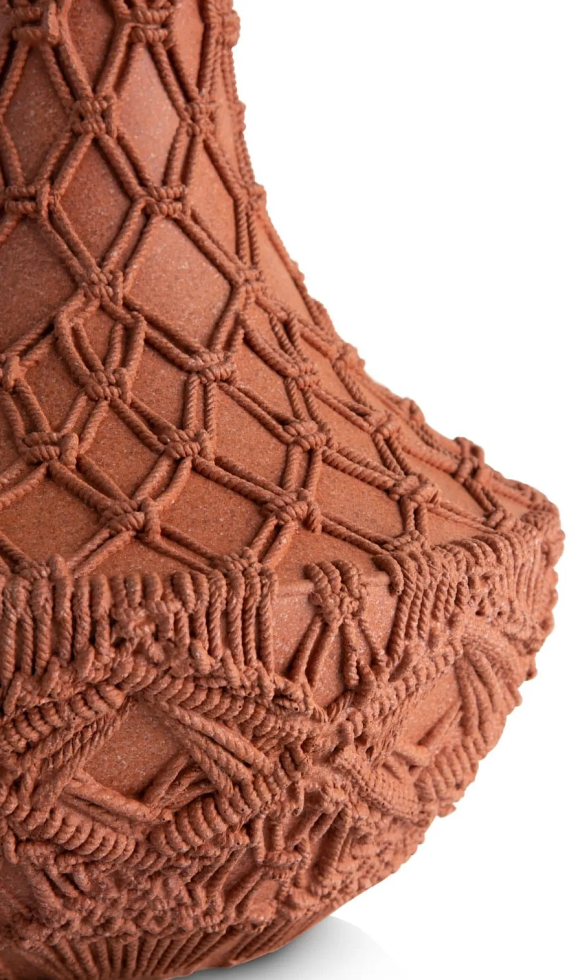 Maeve vaas H33cm in de kleur Terra Cotta - COCOmaison