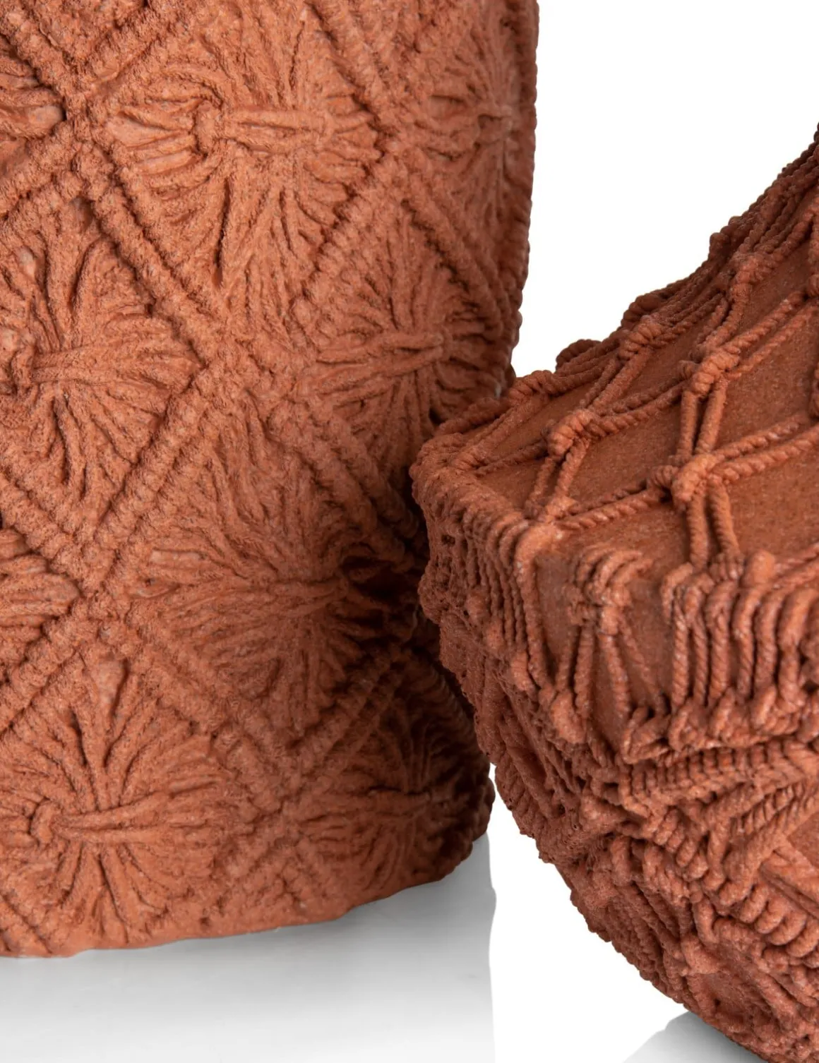 Maeve vaas H33cm in de kleur Terra Cotta - COCOmaison