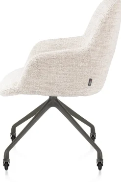 Mats armleuningstoel in de kleur Crème - XOOON