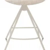 Mats, barstoel - metalen 4-pootjes - creme - Luton - Creme