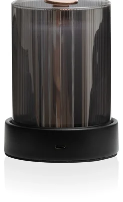 Matz draadloze tafellamp (1*LED) in de kleur Zwart - COCOmaison