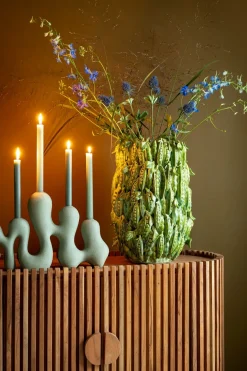 Mees kandelaar H25cm in kleur Groen shop je bij COCOmaison