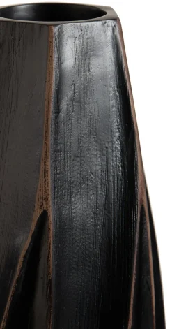 Merle vaas H81cm in de kleur Zwart - COCOmaison