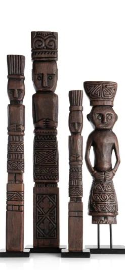 Milan beeld H86cm in de kleur Bruin - COCOmaison