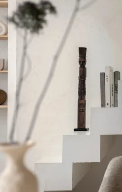 Milan beeld H62cm in de kleur Bruin - COCOmaison