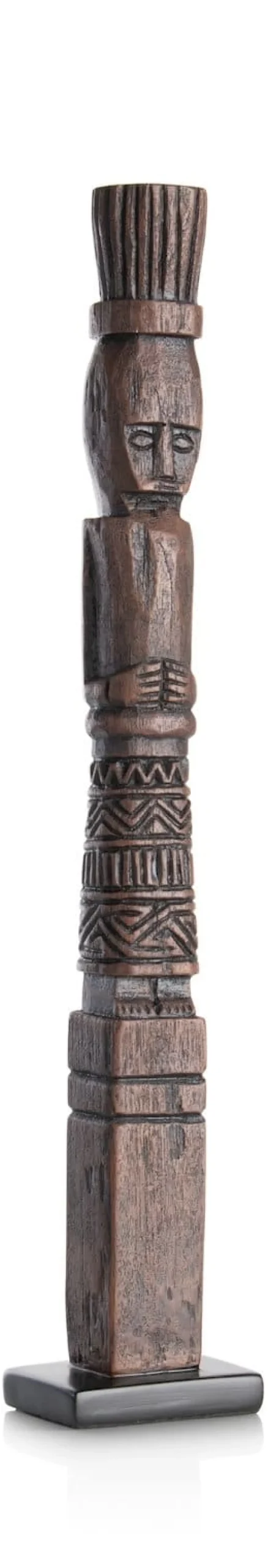 Milan beeld H62cm in de kleur Bruin - COCOmaison