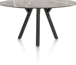 MINATO bartafel - ellips - 210 x 105 cm (h: 92 cm) - lichtgrijs