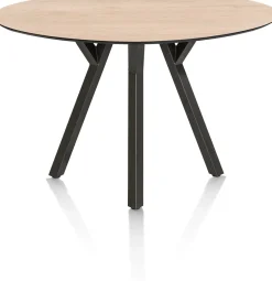 MINATO bartafel - ellips - 180 x 100 cm (h: 92 cm) - eiken look