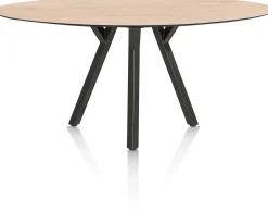 MINATO bartafel - ellips - 240 x 110 cm (h: 92 cm) - eiken look
