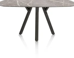 MINATO bartafel - ovaal - 240 x 110 cm (h: 92 cm) - lichtgrijs