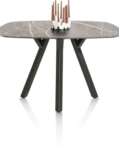 MINATO bartafel - ovaal - 150 x 105 cm (h: 92 cm) - lichtgrijs