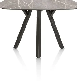 MINATO bartafel - ovaal - 150 x 105 cm (h: 92 cm) - lichtgrijs