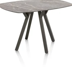 MINATO bartafel - ovaal - 150 x 105 cm (h: 92 cm) - lichtgrijs