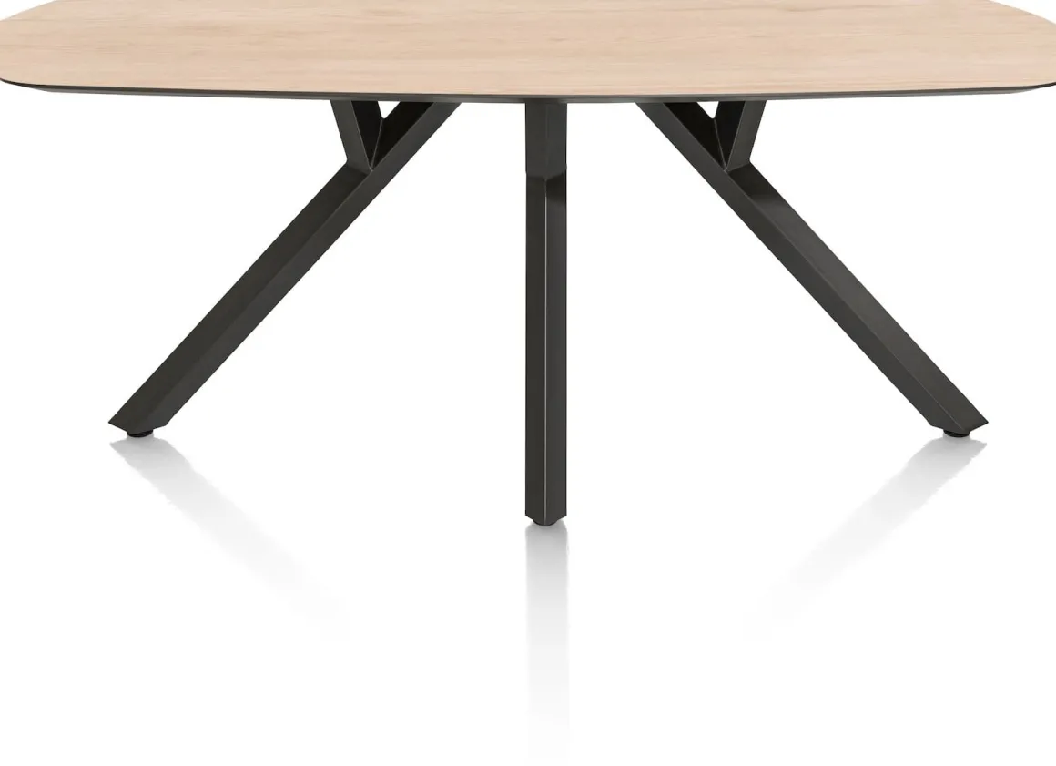 MINATO eetkamertafel - ovaal - 240 x 110 cm - eiken look