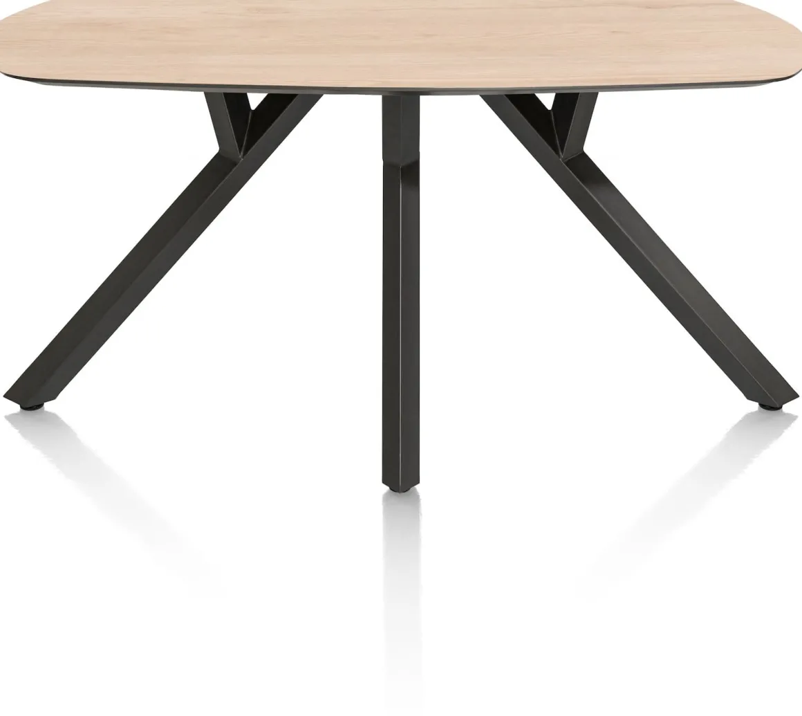 MINATO eetkamertafel - ovaal - 200 x 105 cm - eiken look