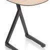 MINATO laptop-tafel 45 x 35 cm - hoogte 52 cm - eiken look