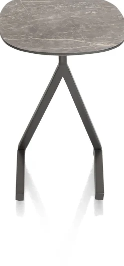 MINATO laptop-tafel 45 x 35 cm - hoogte 52 cm - lichtgrijs