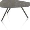 MINATO salontafel 75 x 45 cm - marmerlook