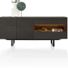 Modali dressoir in onyx (+ LED) 190 cm - XOOON