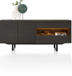 Modali dressoir in onyx (+ LED) 190 cm - XOOON