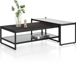 Modali hoge salontafel met glasblad - XOOON