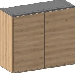 Modulo kast in naturel 90 cm met 2 deuren - XOOON