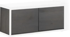Modulo kast in onyx 90 cm met 2 deuren - XOOON