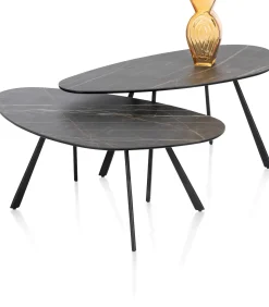 Montello hoge salontafel met keramiek blad 94x49cm