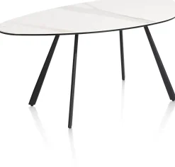 Montello hoge salontafel met keramiek blad 94x49cm