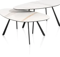 Montello lage salontafel met keramiek blad 94x49cm