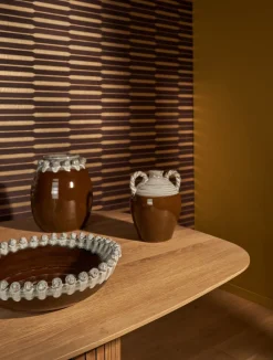 Nera vaas (H31cm) in de kleur Bruin - COCOmaison