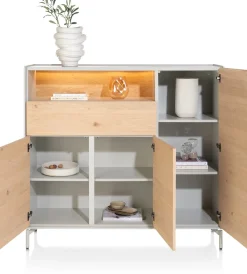 NIORA dressette 148 cm - naturel eiken