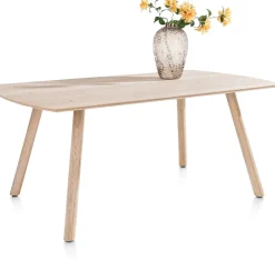 NIORA eetkamertafel 180 x 100 cm - rechthoek - naturel eiken