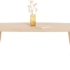NIORA eetkamertafel 270 x 120 cm - deens ovaal - naturel eiken
