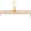 NIORA eetkamertafel 270 x 120 cm - deens ovaal - zijdegrijs