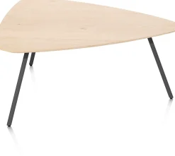 NIORA salontafel 85 x 77 cm - eiken fineer - grafiet