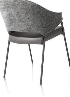 NOLAN armstoel - zwart frame (ROB) - XOOON