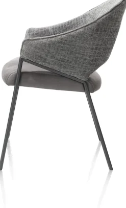 NOLAN armstoel - zwart frame (ROB) - XOOON