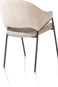 NOLAN armstoel - zwart frame (ROB) - XOOON